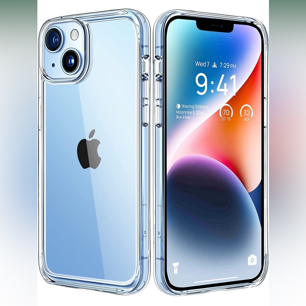 Aven for Clear iPhone 14 Case Shockproof Drop Protection Phone Case 6.1